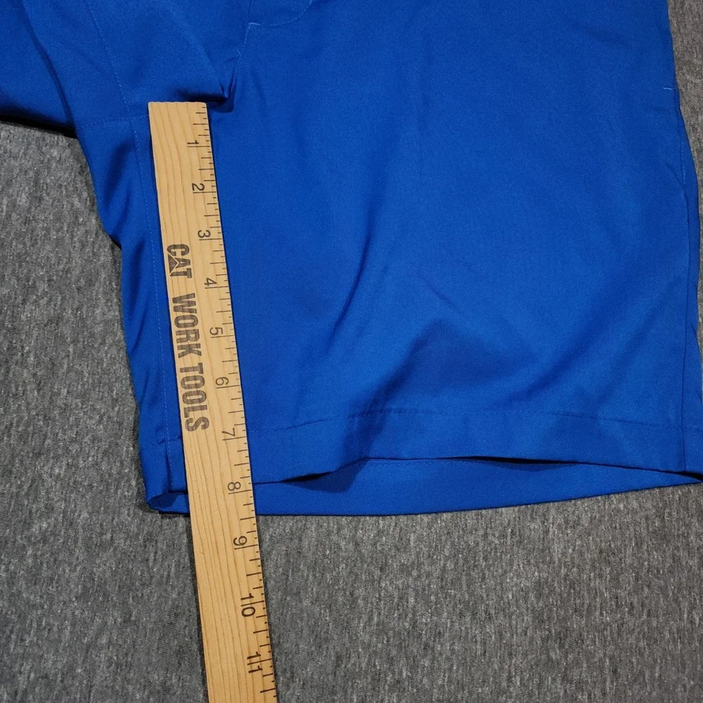 Nike‎ Golf Shorts 35 x8 Mens Blue Dri-FIT Standard Fit Performance Sport 18